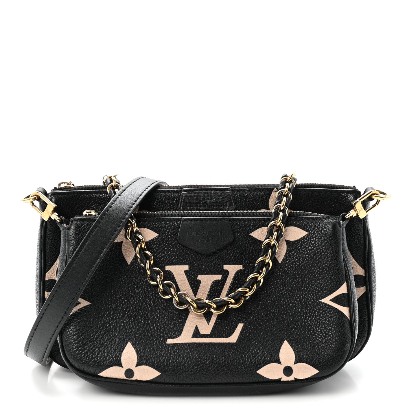 Empreinte Monogram Giant Multi Pochette Accessories Black Beige