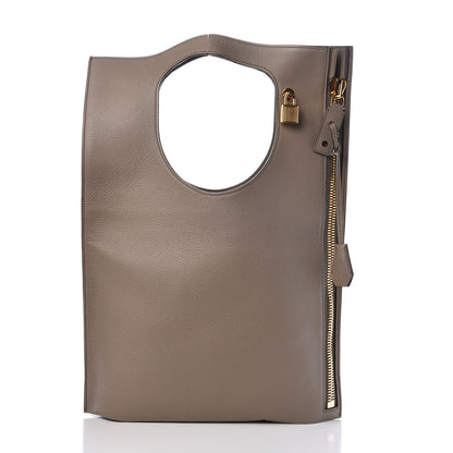 Tom Ford Calfskin Small Alix Hobo Warm Taupe 3 of 8