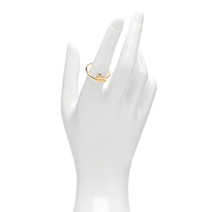 Cartier 18K Yellow Gold Small Juste Un Clou Ring 56 7.5 2 of 5