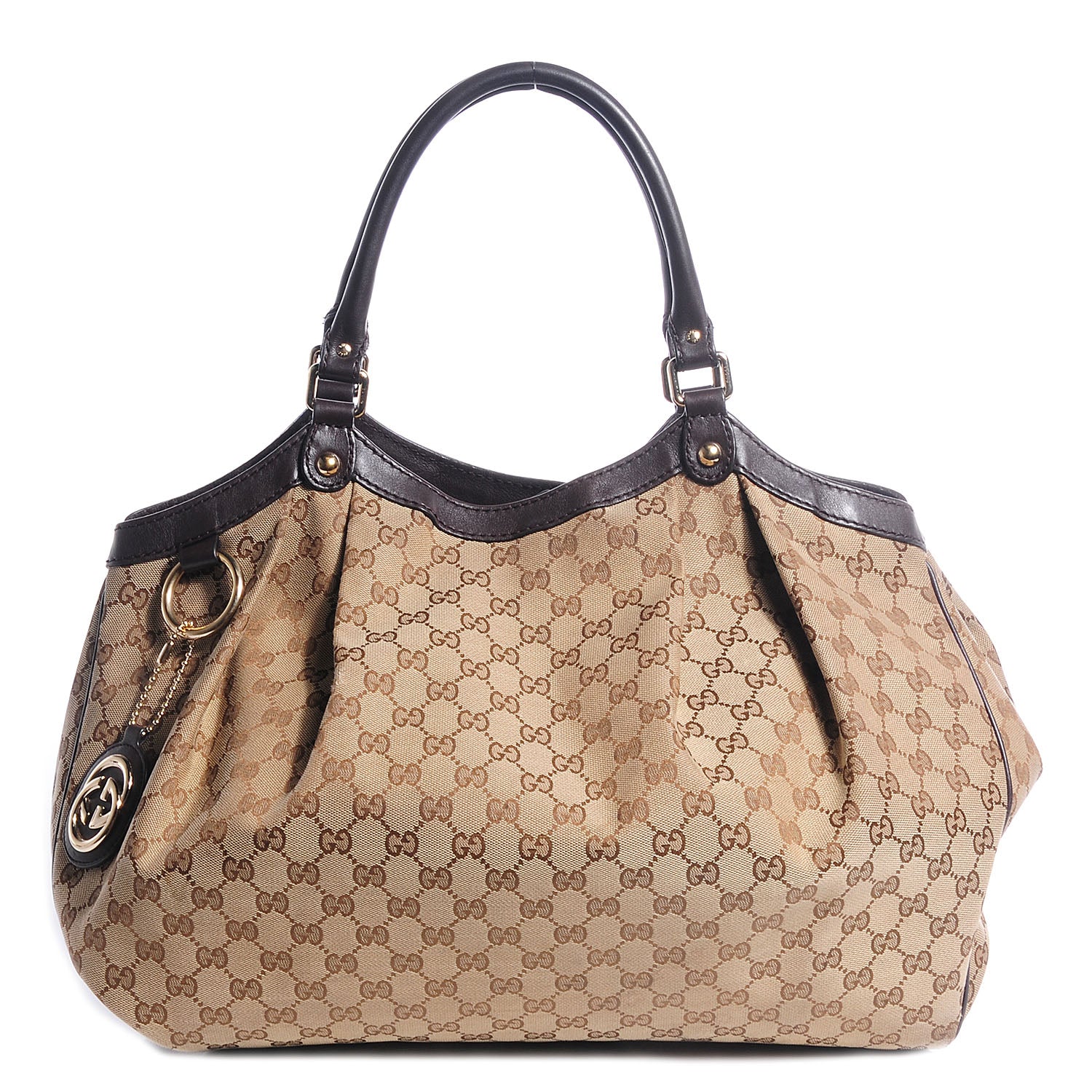 Gucci Monogram Large Sukey Tote Dark Brown 1 of 7