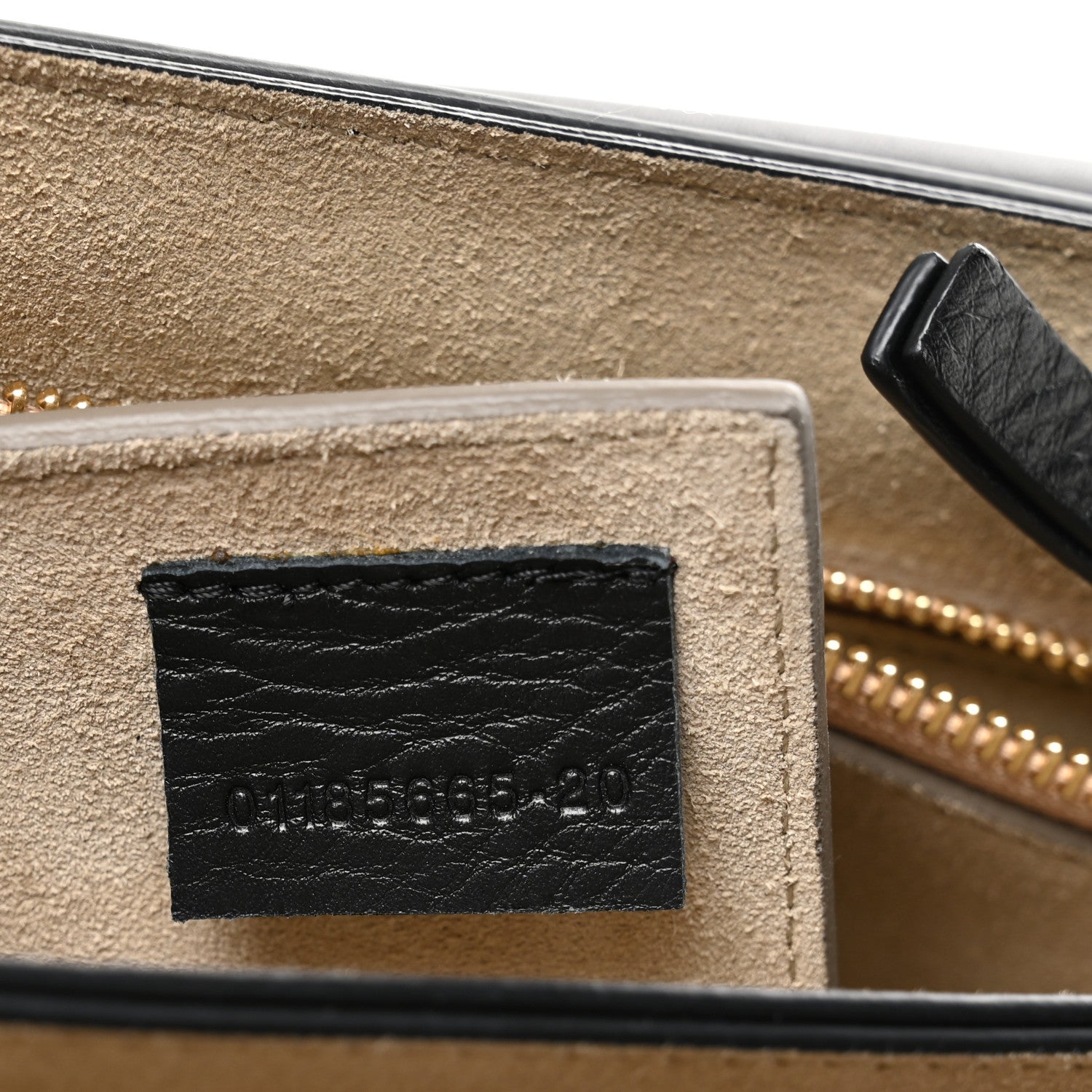 Chloe Suede Calfskin Medium Faye Shoulder Bag Black 7 of 10