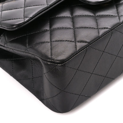Chanel Lambskin Quilted Small Double Flap Black 10 of 12