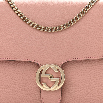 Gucci Dollar Calfskin Interlocking G Shoulder Bag Soft Pink 8 of 10