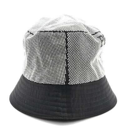 Prada Crystal Tessuto Bucket Hat L Black Acciaio 6 of 8