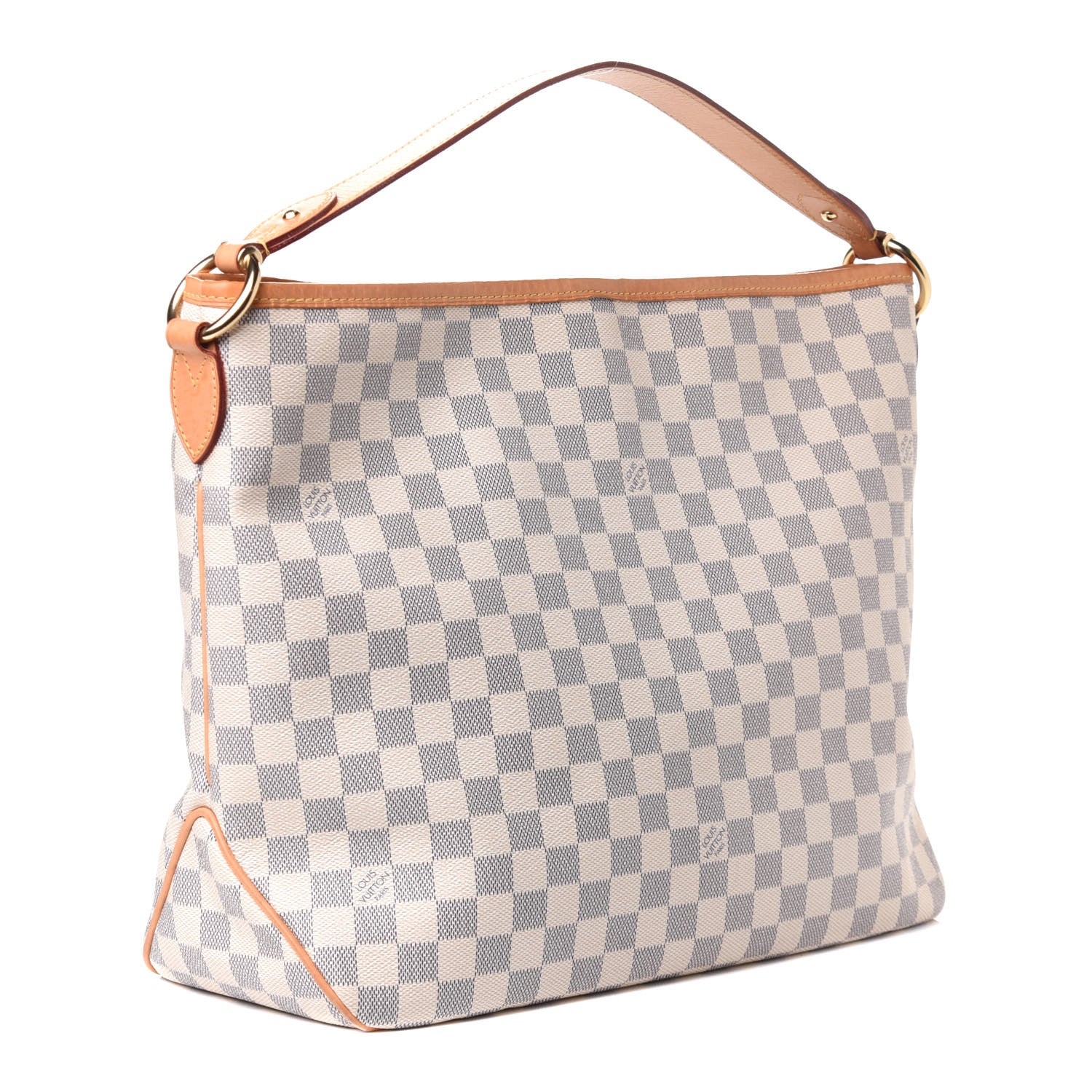 Louis Vuitton Damier Azur Delightful MM Rose Ballerine 2 of 4