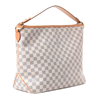 Louis Vuitton Damier Azur Delightful MM Rose Ballerine 2 of 4