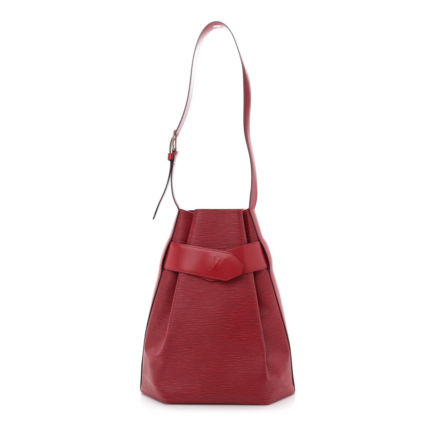 Louis Vuitton Epi Sac D'Epaule GM Castillan Red 1 of 14
