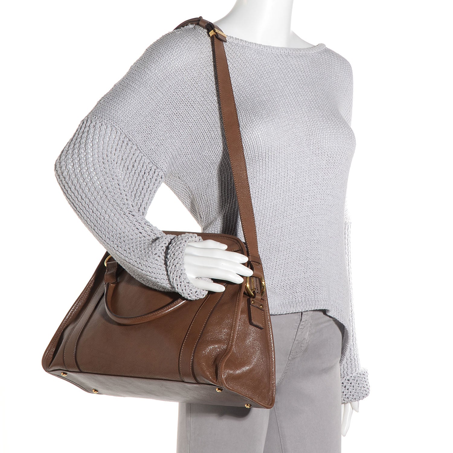 Marc Jacobs Leather Wellington Taupe 2 of 11