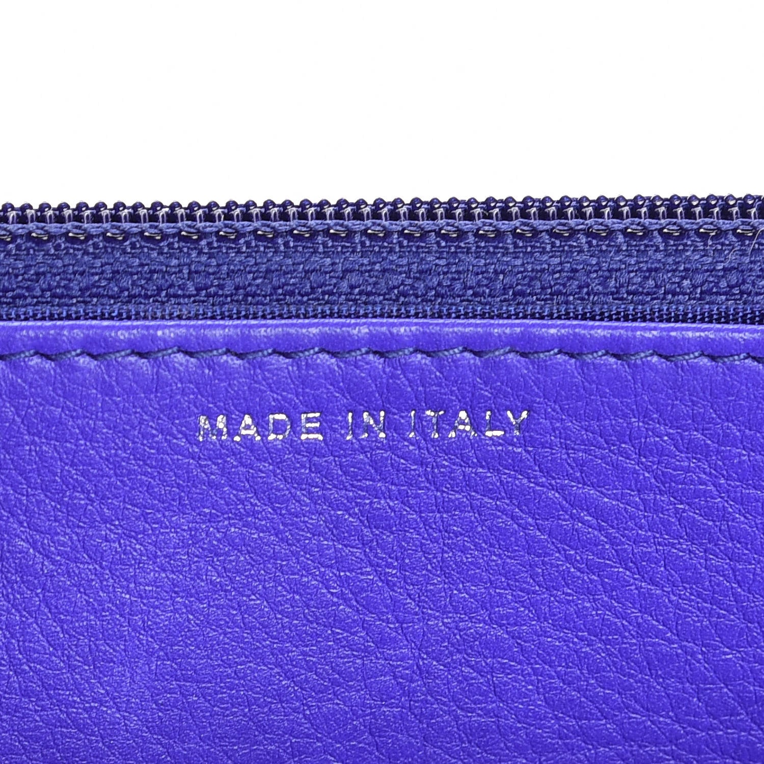 Chanel Calfskin Quilted Fancy CC Wallet On Chain WOC Blue 7 of 9