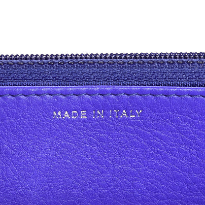 Chanel Calfskin Quilted Fancy CC Wallet On Chain WOC Blue 7 of 9