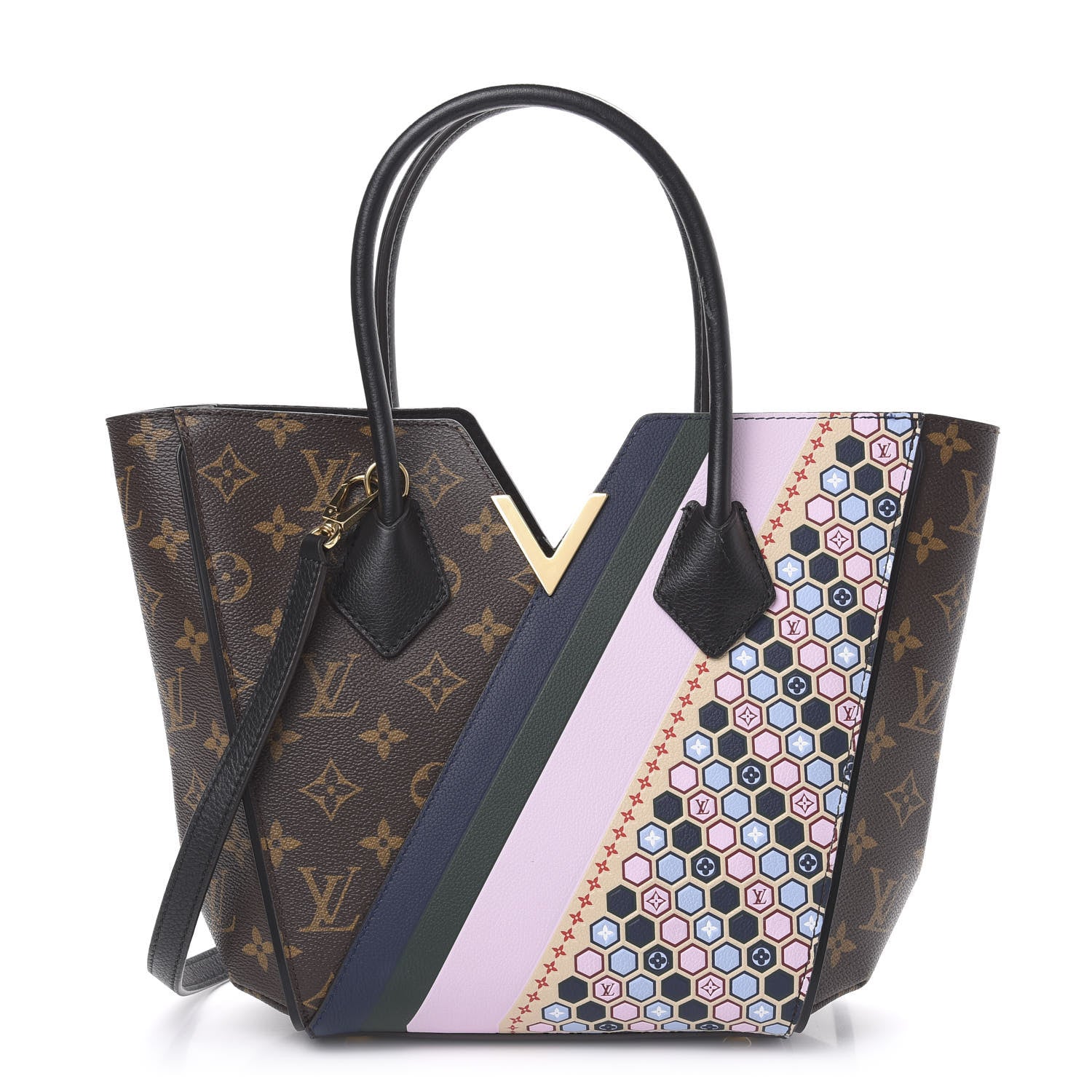 Louis Vuitton Calfskin Monogram Kimono Tote PM Rose 1 of 14