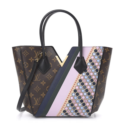 Louis Vuitton Calfskin Monogram Kimono Tote PM Rose 1 of 14