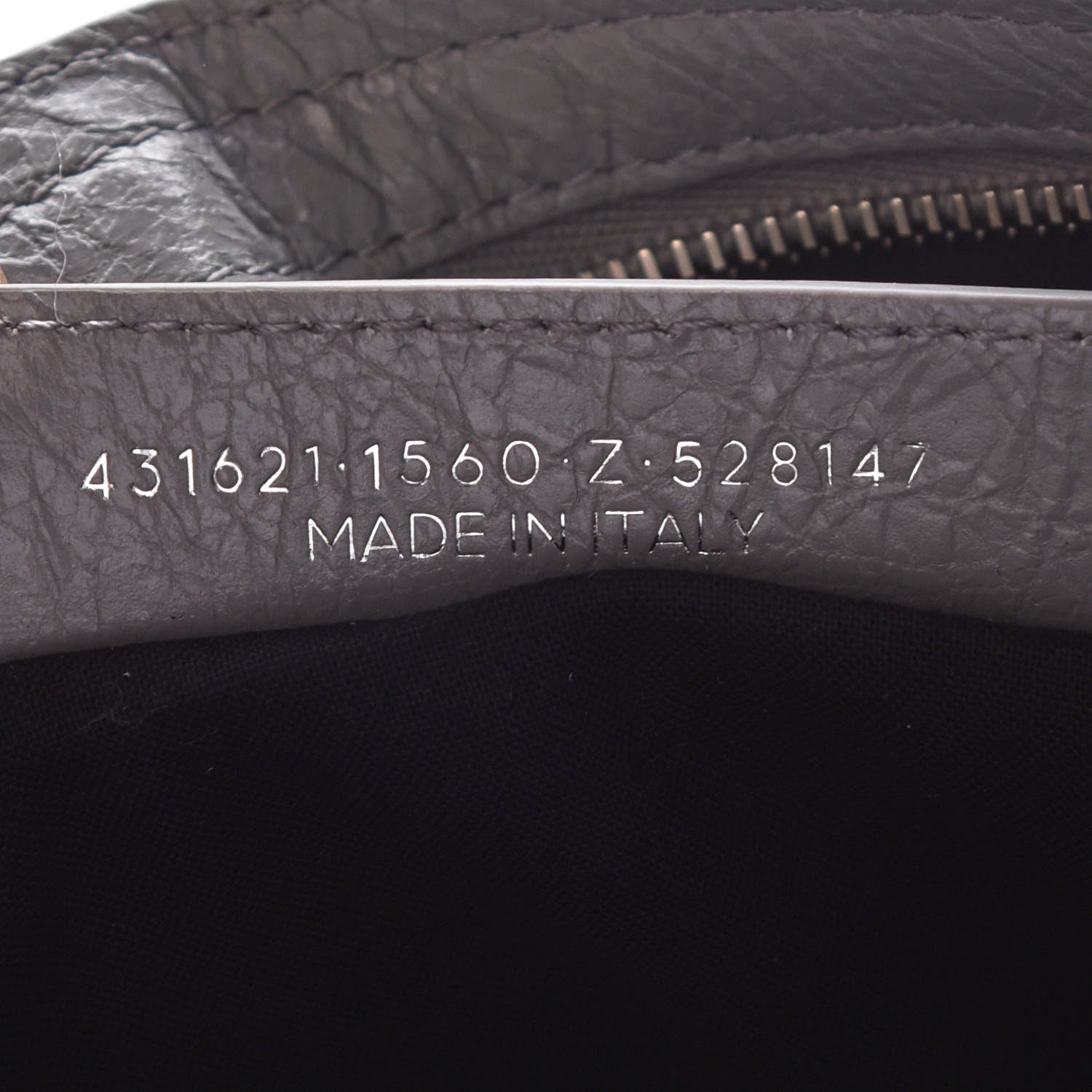 Balenciaga Agneau Classic Silver Hardware S City Gris Haussmannien 9 of 9