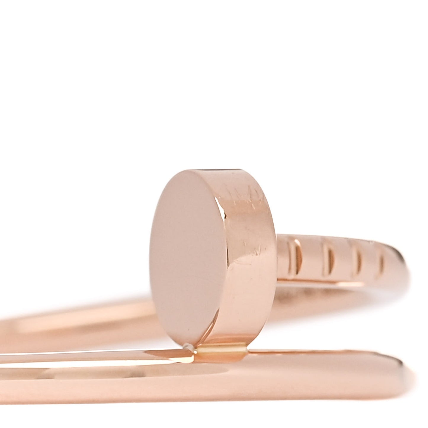 18K Pink Gold Small Juste Un Clou Ring 56 7.5