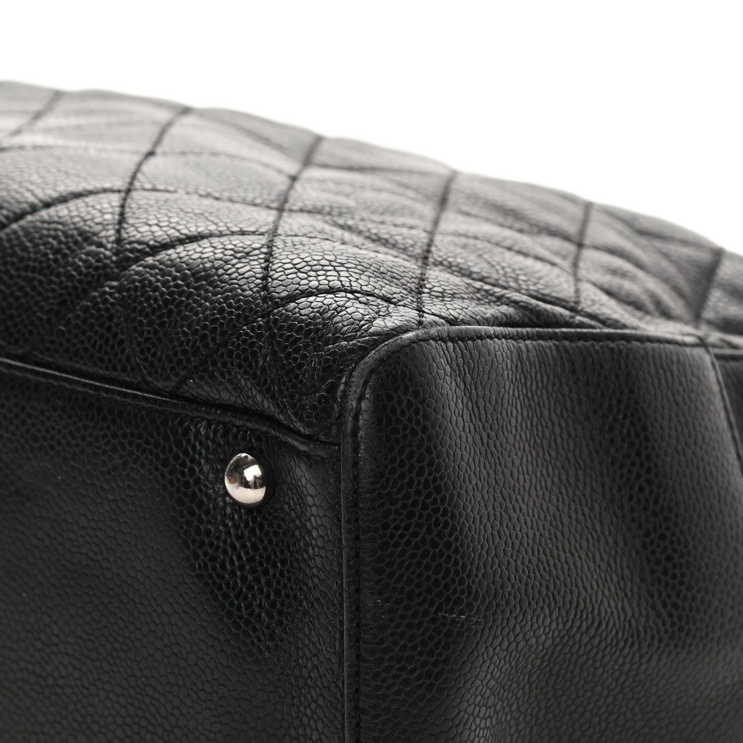Chanel Caviar Quilted Bowler Black 10 of 14