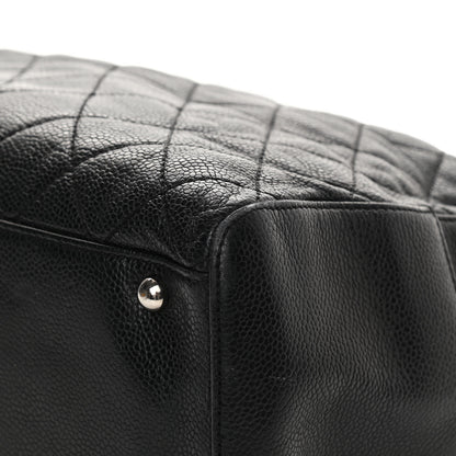 Chanel Caviar Quilted Bowler Black 10 of 14