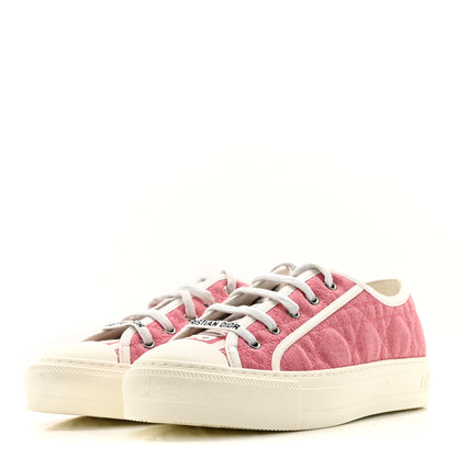 Christian Dior Canvas Walk 'N' Dior Low Top Sneakers 38.5 Taffy Pink 4 of 10