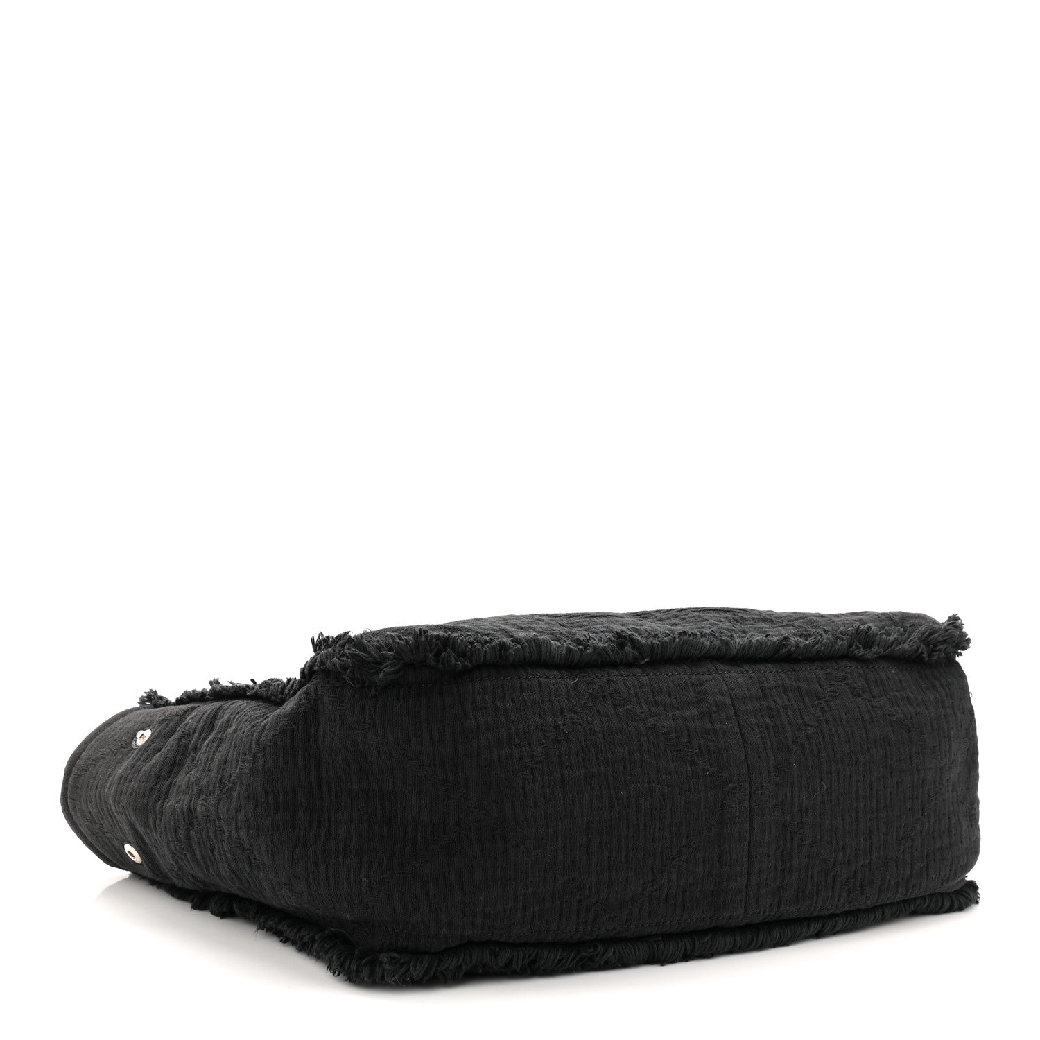Chanel Canvas Large Double Face Shopping Tote Black 4 of 10