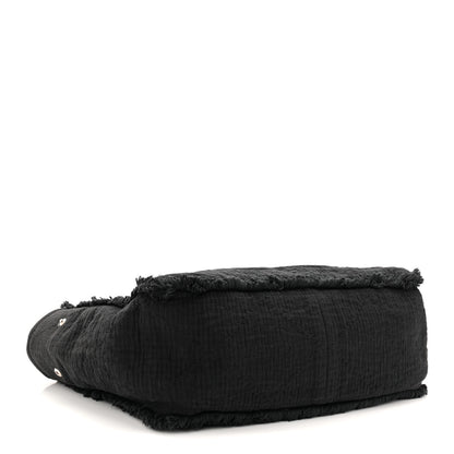 Chanel Canvas Large Double Face Shopping Tote Black 4 of 10