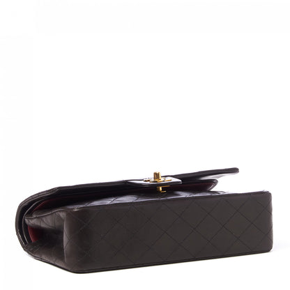 Chanel Lambskin Quilted Medium Double Flap Black 3 of 9