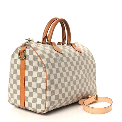 Louis Vuitton Damier Azur Speedy Bandouliere 30 3 of 13