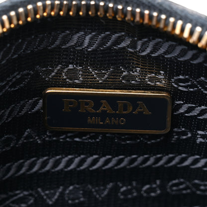 Prada Saffiano Lux Mini Boston Crossbody Bag Black 6 of 11