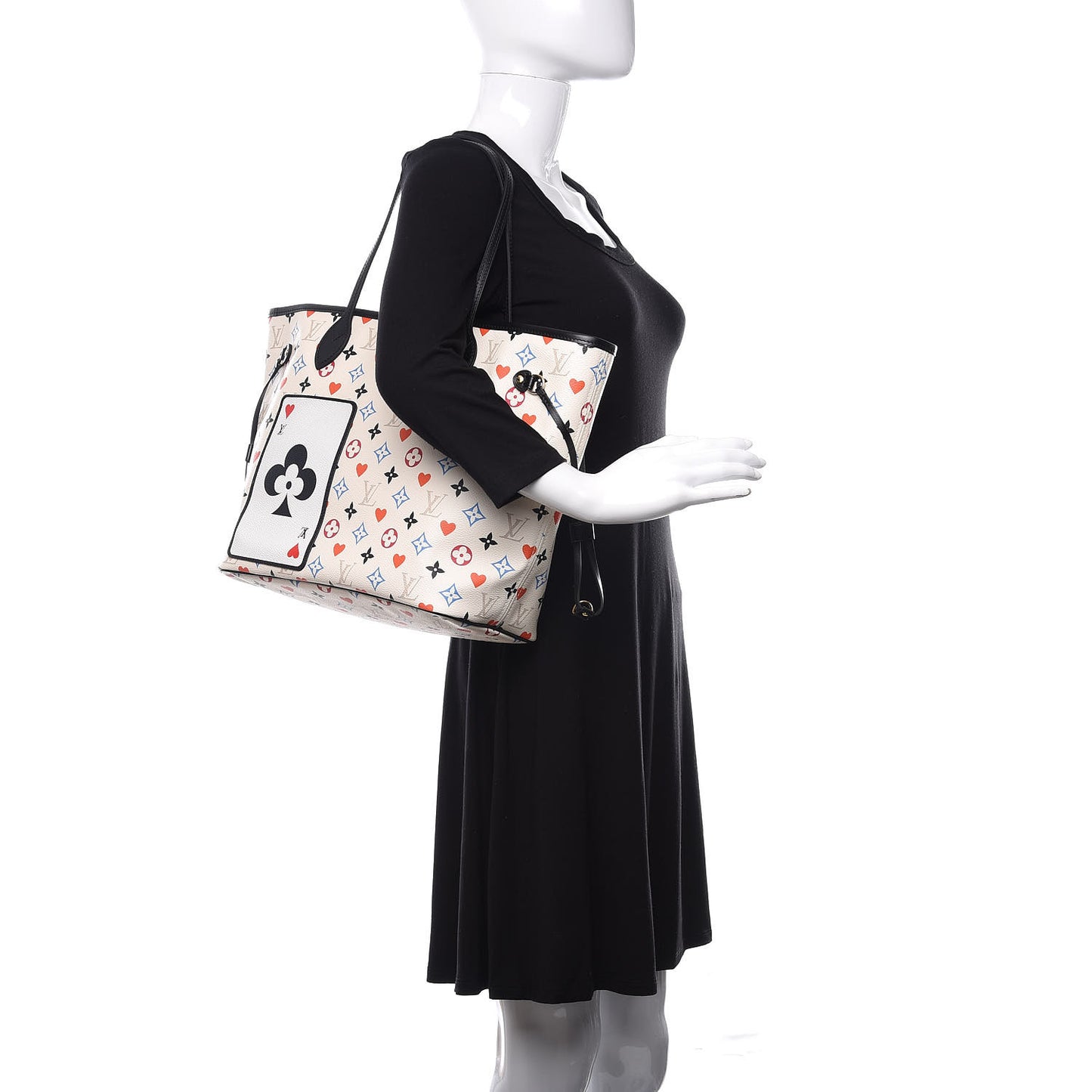 Game On Neverfull MM White