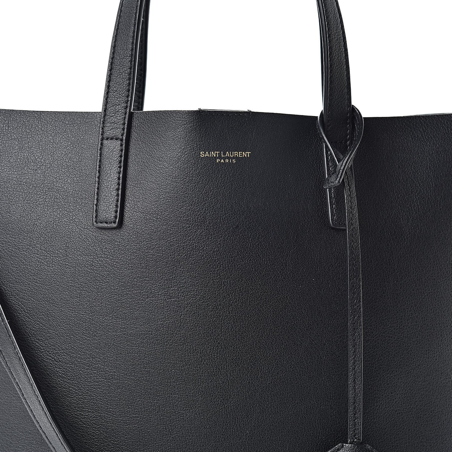 Calfskin Toy Shopping Tote Black