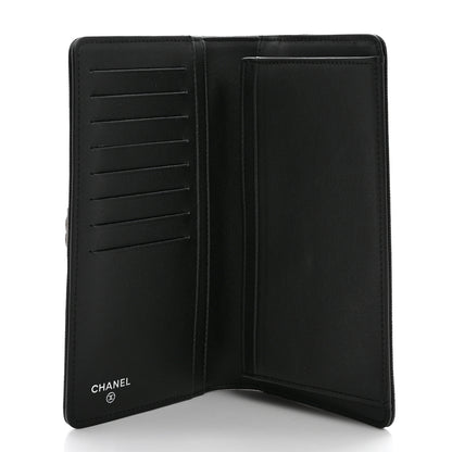 Chanel Caviar Quilted Boy Yen Wallet Black 5 of 10