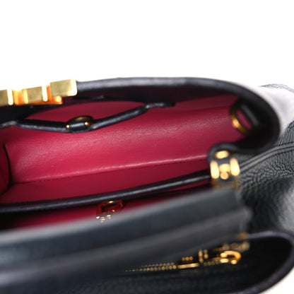 Louis Vuitton Taurillon Capucines BB Black 5 of 9