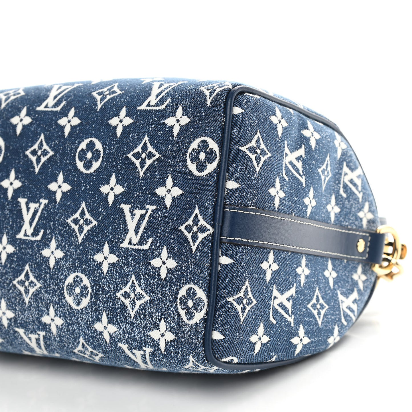 Monogram Jacquard Denim Speedy Bandouliere 25 Bleu