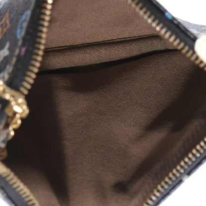 Louis Vuitton Monogram Multicolor Pochette Plate MM Black 5 of 7
