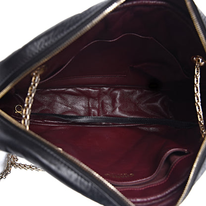 Chanel Aged Calfskin Quilted Large Reissue Camera Case Black 5 of 9