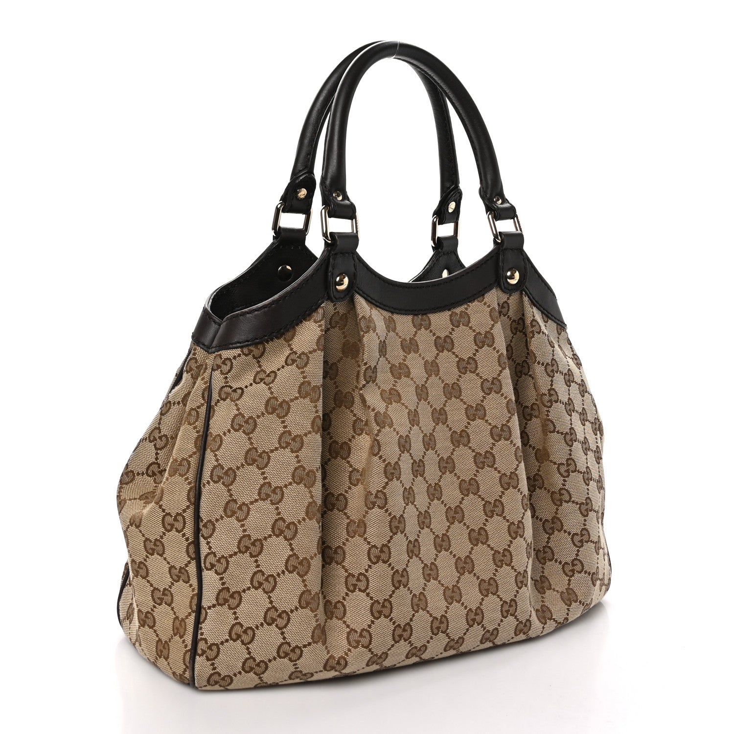 Gucci Monogram Medium Sukey Tote Dark Brown 3 of 12