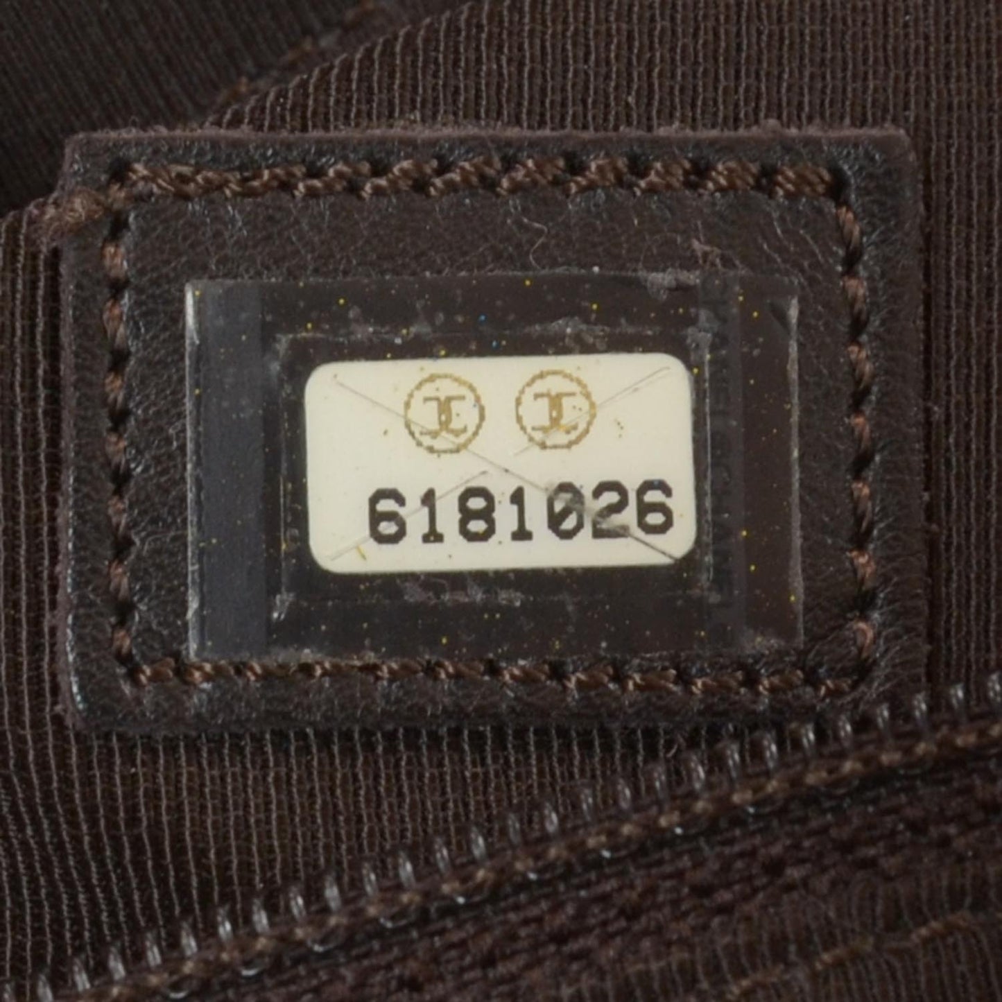 Caviar Quilted Handbag Brown