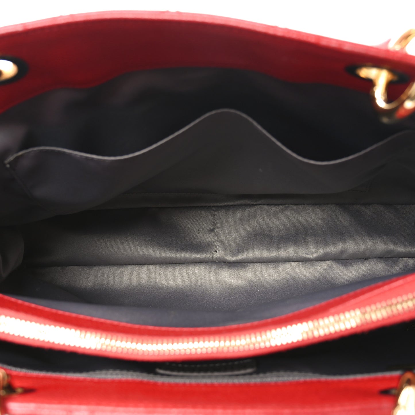 Caviar Quilted Grand Shopping Tote GST Red