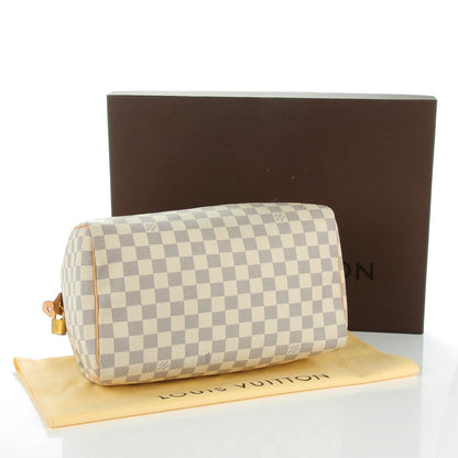 Louis Vuitton Damier Azur Speedy 30 4 of 8