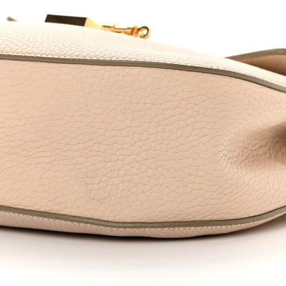Chloe Grained Lambskin Medium Drew Shoulder Bag Abstract White 10 of 13