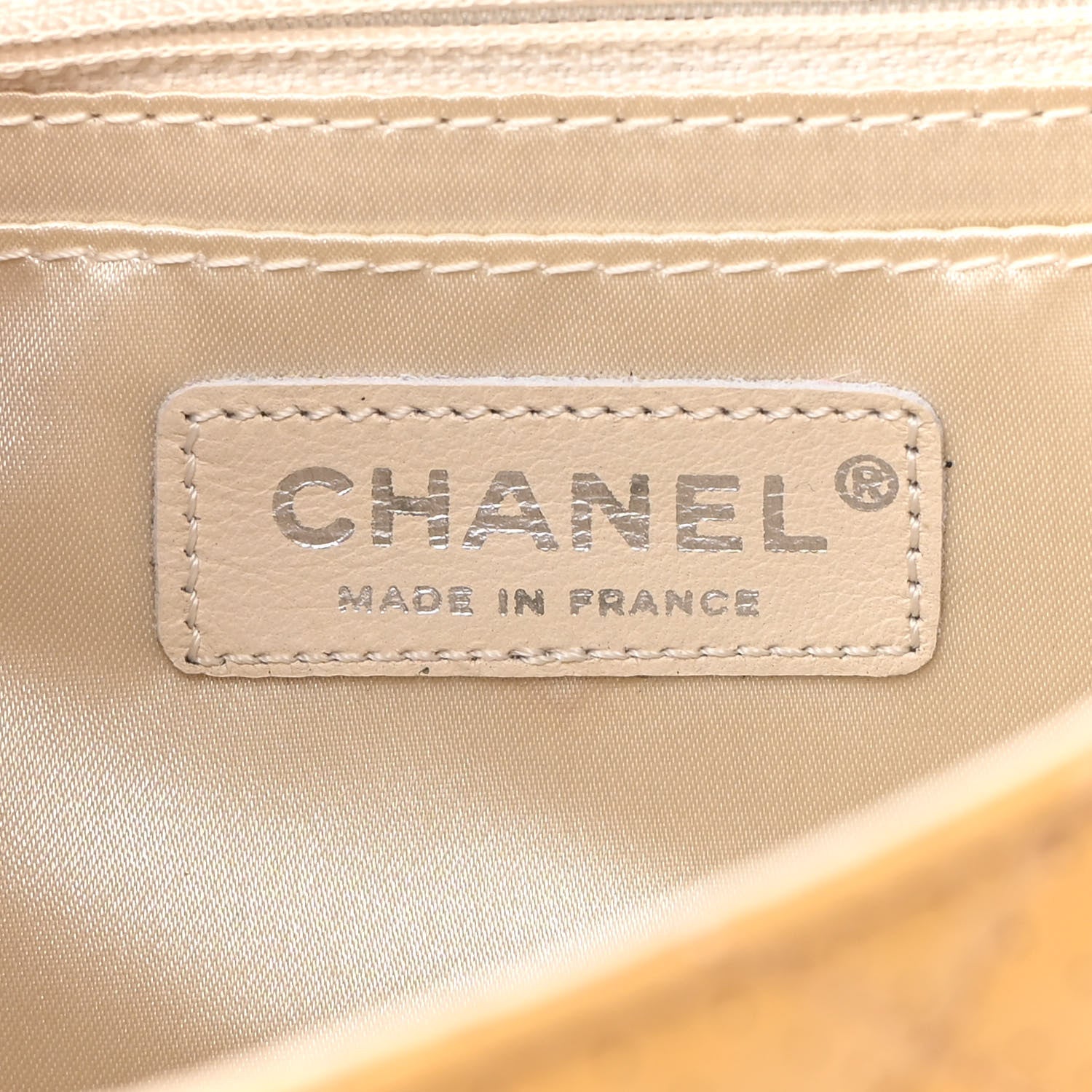 Chanel Aged Calfskin Perforated Flap Beige 6 of 11