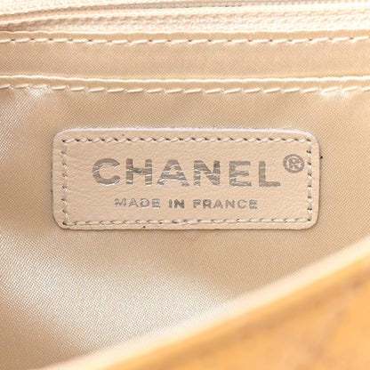 Chanel Aged Calfskin Perforated Flap Beige 6 of 11