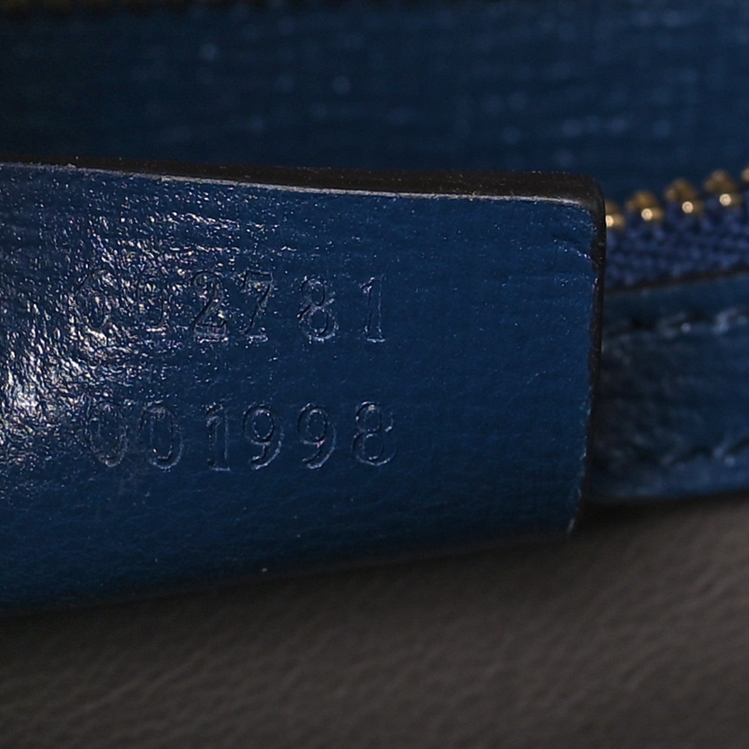 Gucci Azalea Calfskin Small Sylvie 1969 Top Handle Bag Blue 7 of 10