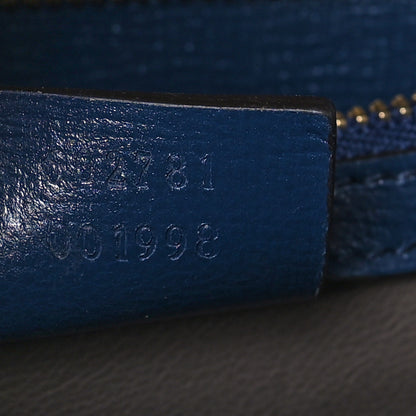 Gucci Azalea Calfskin Small Sylvie 1969 Top Handle Bag Blue 7 of 10