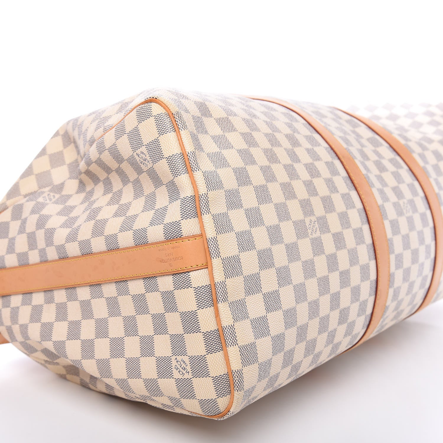 Louis Vuitton Damier Azur Keepall Bandouliere 55 6 of 12