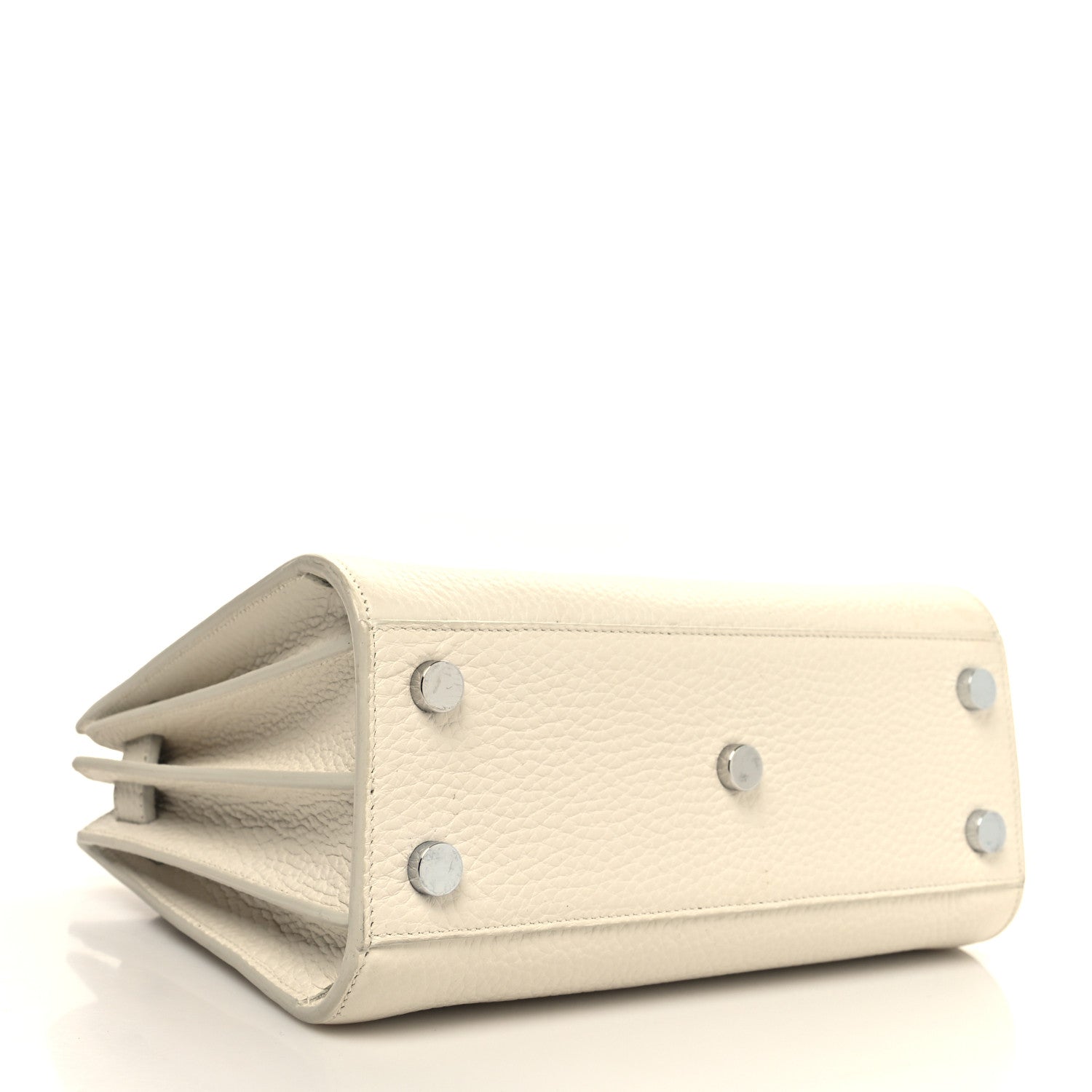 Saint Laurent Grained Calfskin Nano Sac De Jour Dove White 4 of 11