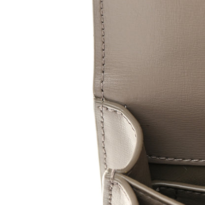 Saint Laurent Calfskin Medium Monogram Sunset Greyish Brown 12 of 13