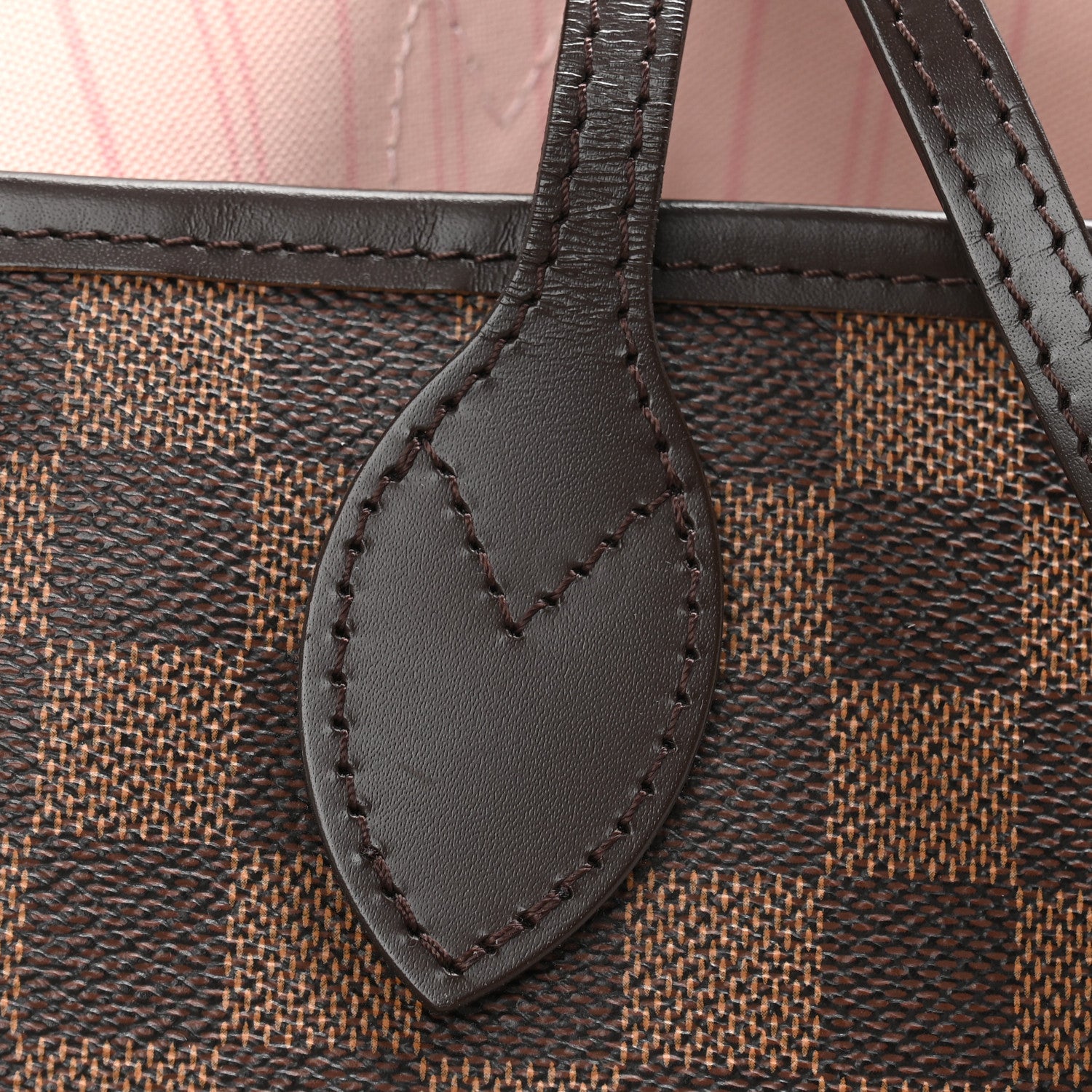 Louis Vuitton Damier Ebene Neo Neverfull MM Rose Ballerine 13 of 13