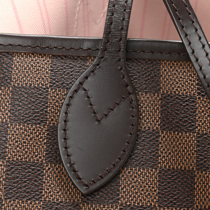 Louis Vuitton Damier Ebene Neo Neverfull MM Rose Ballerine 13 of 13