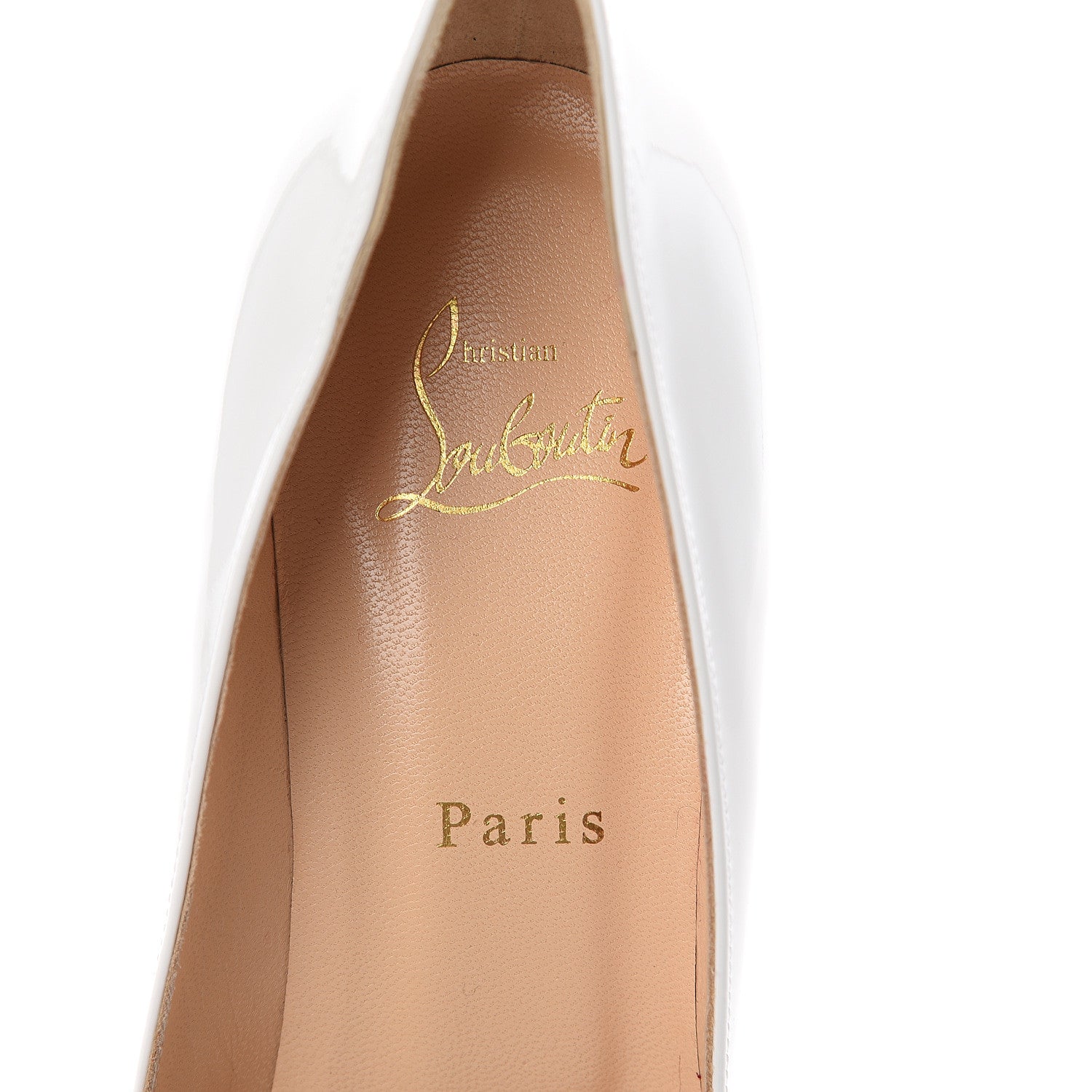 Christian Louboutin Patent Clare 80 Pumps 39 White 5 of 7