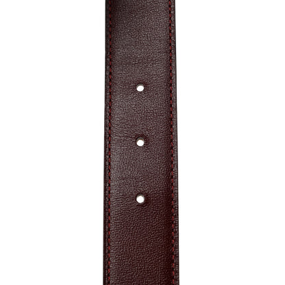 Hermes Togo Swift 32mm Belt Strap 80 Gold Rouge H 6 of 8