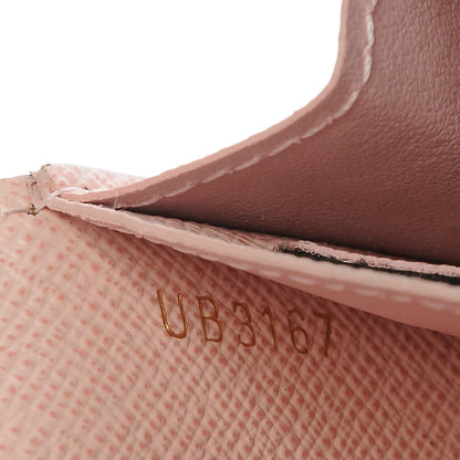 Louis Vuitton Damier Ebene Rosalie Coin Purse Rose Ballerine 7 of 7